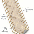 Geometric Abstract Runner Rug – features