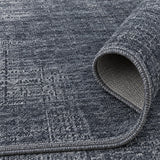 Geometric Boho Area Rug – Charcoal – texture close-up