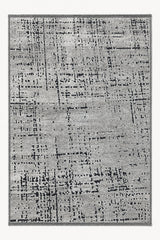 Geometric Boho Area Rug – Gray