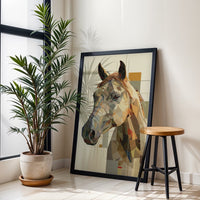 Geometric Horse Non-Figurative Wall Print
