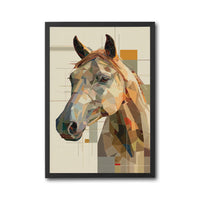 Geometric Horse Non-Figurative Wall Print