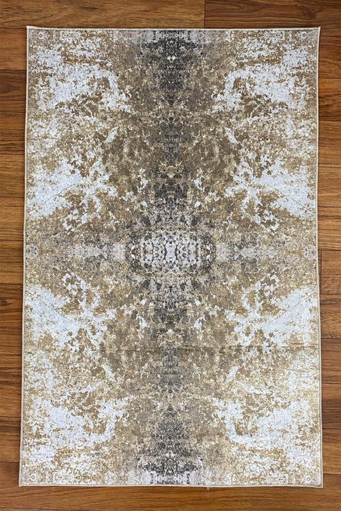Geometric Kids Runner Rug – Cream