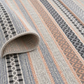 Geometric Kitchen Rug – Multicolor – texture close-up