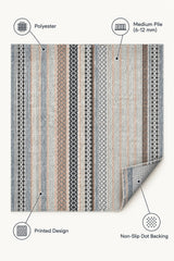 Geometric Kitchen Rug – Multicolor – features