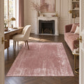 Geometric Modern Area Rug in a office