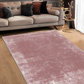 Geometric Modern Area Rug in a living room
