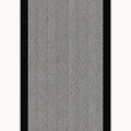 Geometric Modern Kitchen Rug – Gray