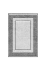 Geometric Printed Kitchen Area Rug – Gray