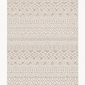 Geometric Scandinavian Area Rug – Beige
