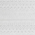 Geometric Scandinavian Area Rug – Gray