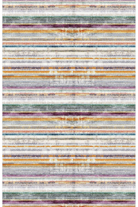 Geometric Scandinavian Runner Rug – Multicolor