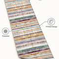 Geometric Scandinavian Runner Rug – Multicolor – features