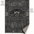 Geometric Vintage Area Rug – features