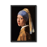 Girl with a Pearl Earring Wall Print – Timeless Vermeer Décor Poster for Home Decor