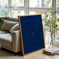 Gold Star Minimal Wall Décor Print