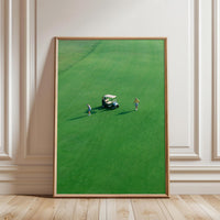 Golf Course Aesthetic Home Art Décor Poster | Serene Green Landscape Print for Home or Office