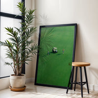Golf Course Aesthetic Home Art Décor Poster | Serene Green Landscape Print for Home or Office