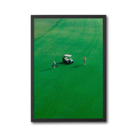 Golf Course Aesthetic Home Art Décor Poster | Serene Green Landscape Print for Home or Office