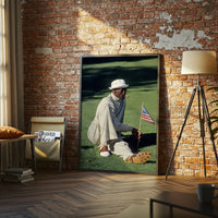 Golf Course Cigar Aesthetic Wall Décor Poster Print