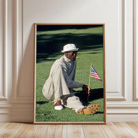 Golf Course Cigar Aesthetic Wall Décor Poster Print