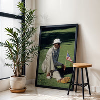 Golf Course Cigar Aesthetic Wall Décor Poster Print