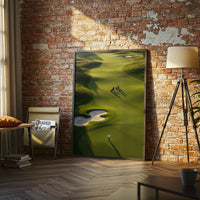 Golf Course Landscape Aesthetic Wall Print Décor Poster Print