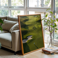 Golf Course Landscape Aesthetic Wall Print Décor Poster Print