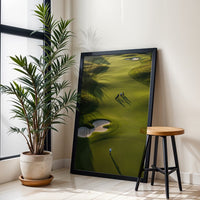 Golf Course Landscape Aesthetic Wall Print Décor Poster Print