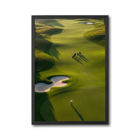 Golf Course Landscape Aesthetic Wall Print Décor Poster Print