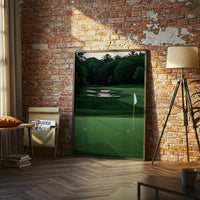 Golf Course Landscape Wall Poster, Aesthetic Nature Wall Poster for Home or Office Decor