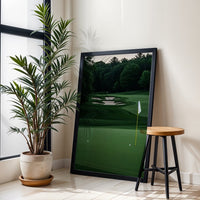 Golf Course Landscape Wall Poster, Aesthetic Nature Wall Poster for Home or Office Decor