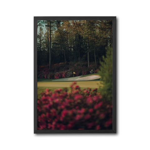 Golf Course with Azaleas Aesthetic Wall Poster, Landscape Wall Poster