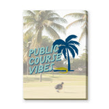 Golf Typography Modern Coastal Wall Art – Public Course Vibes Print