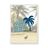Golf Typography Modern Coastal Wall Art – Public Course Vibes Print