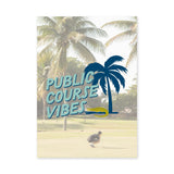 Golf Typography Modern Coastal Wall Art – Public Course Vibes Print
