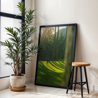 Golfer in Forest Aesthetic Wall Print Décor Poster Print