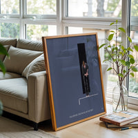 Good Afternoon Good Evening and Good Night Understated Bowing Man Wall Print