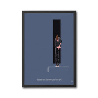 Good Afternoon Good Evening and Good Night Understated Bowing Man Wall Print