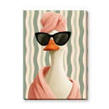 Goose Modern Pop-Art Wall Art – Sunglasses Spa Portrait