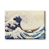 Great Wave Traditional Wall Art – Japanese Ocean Print with Mount Fuji