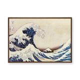 Great Wave Traditional Wall Art – Japanese Ocean Print with Mount Fuji