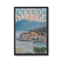 GREECE Heritage Travel Wall Poster Wall Print – Eternal Summer Retro Travel Print