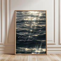 Highly Favored Extremely Lucky Always Blessed Motivational Quote Print, Aesthetic Wall Poster