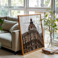 Historic Building Architecture Aesthetic Décor Poster Wall Décor