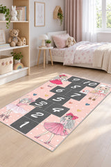 Hopscotch Kids Area Rug in a nursery