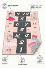 Hopscotch Kids Area Rug – features