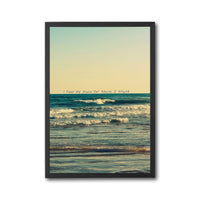 I Keep My Place For Those I Trust Quote Ocean Home Art Décor Poster