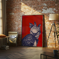 Illustrated Bird Aesthetic Wall Décor Poster Print