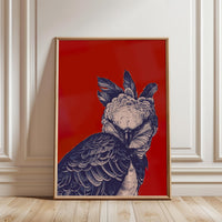 Illustrated Bird Aesthetic Wall Décor Poster Print