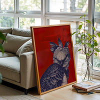 Illustrated Bird Aesthetic Wall Décor Poster Print